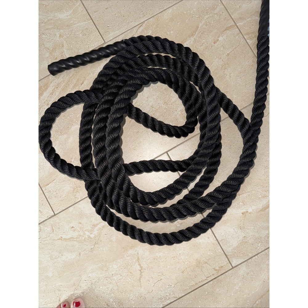 18 FT. Battle Rope-Strength Training, Cardio, Cross Fit Training W/Easy Grip5596